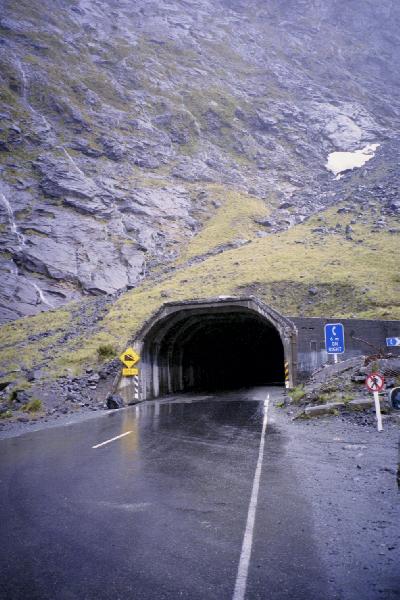 South side of the Homer tunnel