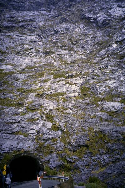 North side of the Homer tunnel