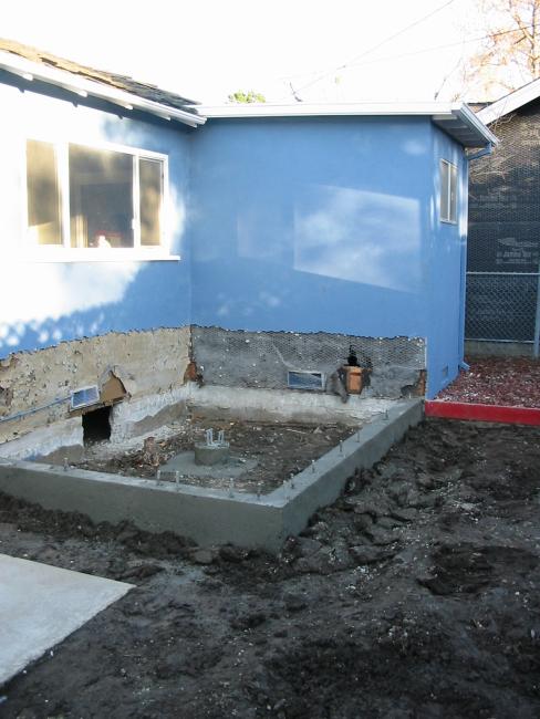 concrete foundation