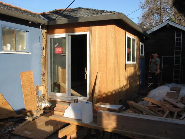 sliding glass door installed