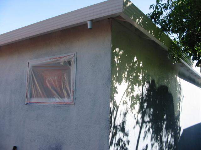 primed corner of the house